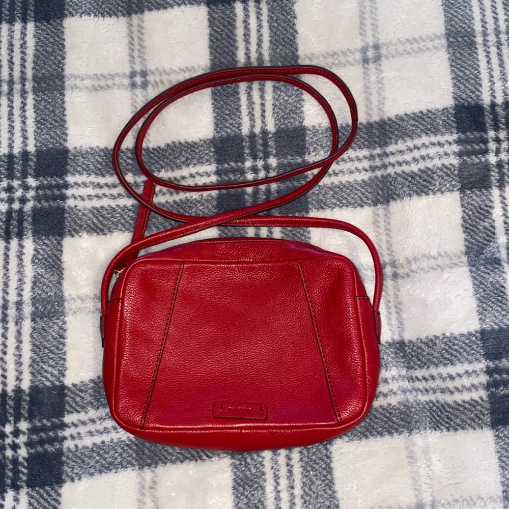 Fossil Red Crossbody Purse